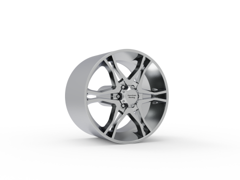 AMERICAN RACING MAINLINE WHEEL 3D PRINT MODEL Modelo de Impressão 3D