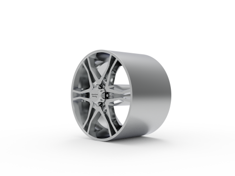 AMERICAN RACING MAINLINE WHEEL 3D PRINT MODEL Model do druku 3D