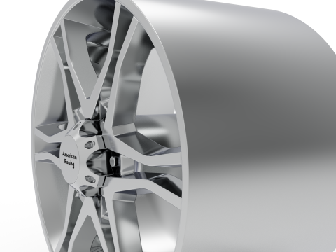 AMERICAN RACING MAINLINE WHEEL 3D PRINT MODEL Model do druku 3D