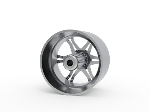 AMERICAN RACING MAINLINE WHEEL 3D PRINT MODEL Model do druku 3D