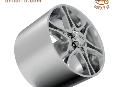 MODEL CETAK 3D RODA UTAMA BALAP AMERIKA Model Cetak 3D