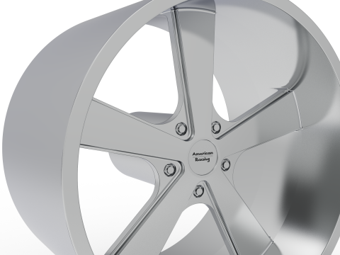 AMERICAN RACING NOVA WHEEL 3D PRINT MODEL 3D Druckmodell