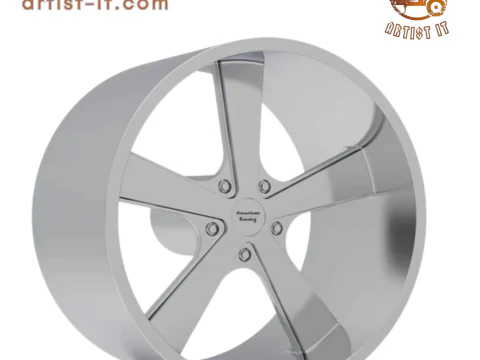 अमेरिकन रेसिंग नोवा व्हील 3डी प्रिंट मॉडल 3D प्रिंट मॉडल