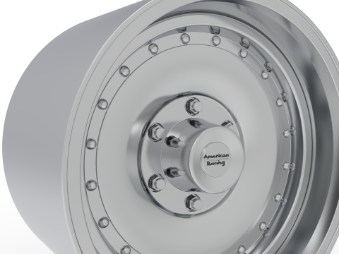 AMERİKAN YARIŞ KAÇAĞI I TEKERLEK 3D BASKI MODELİ 3D Baskı Modeli