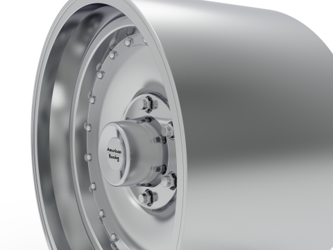 AMERİKAN YARIŞ KAÇAĞI I TEKERLEK 3D BASKI MODELİ 3D Baskı Modeli