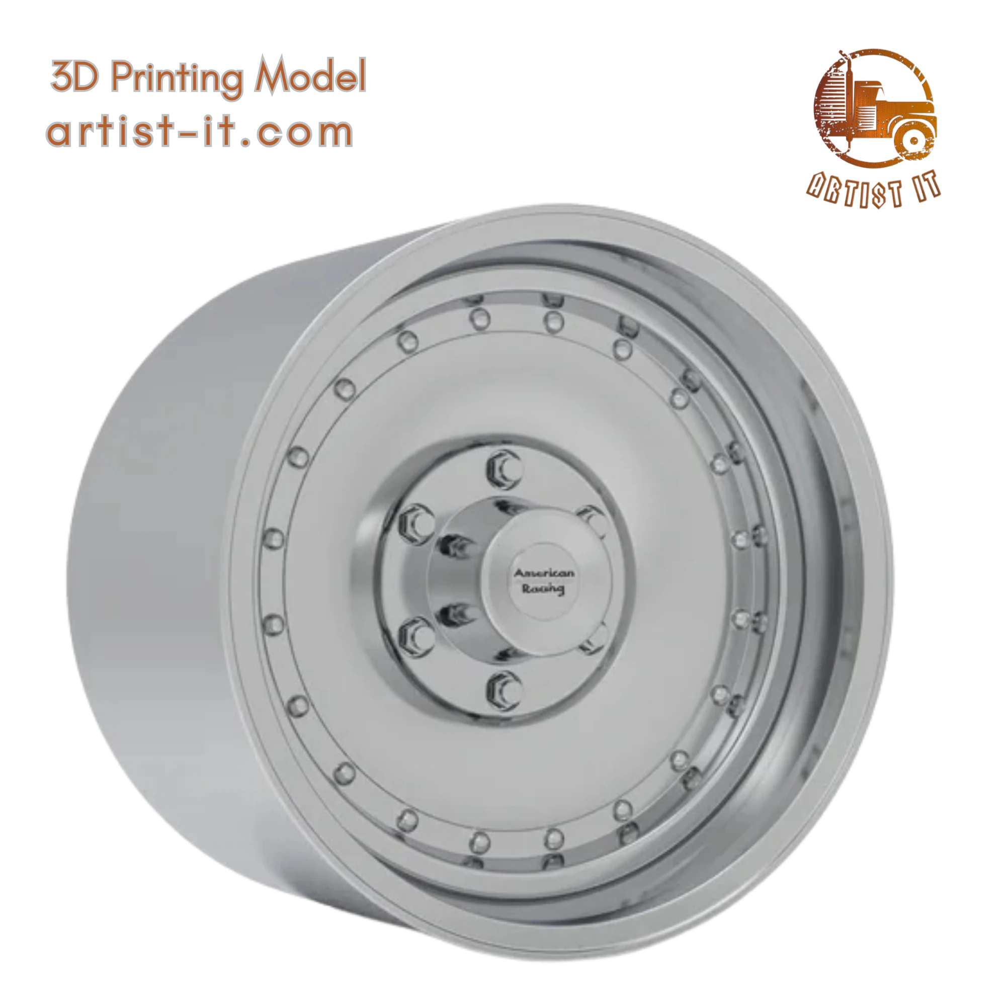 AMERICAN RACING OUTLAW I WHEEL 3D PRINT MODEL 3D Print Model .c4d .max .obj .3ds .fbx .stl .blend 