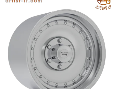 AMERİKAN YARIŞ KAÇAĞI I TEKERLEK 3D BASKI MODELİ 3D Baskı Modeli