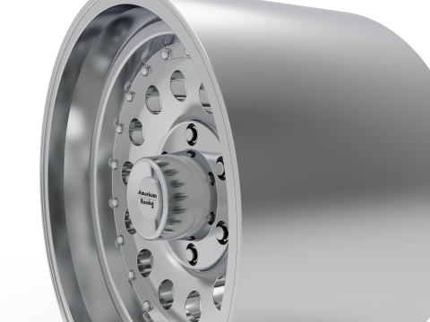 AMERICAN RACING OUTLAW II v2 WHEEL 3D PRINT MODEL Model Cetak 3D