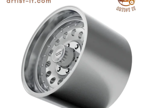 AMERICAN RACING OUTLAW II v2 WHEEL 3D PRINT MODEL 3D Print Model