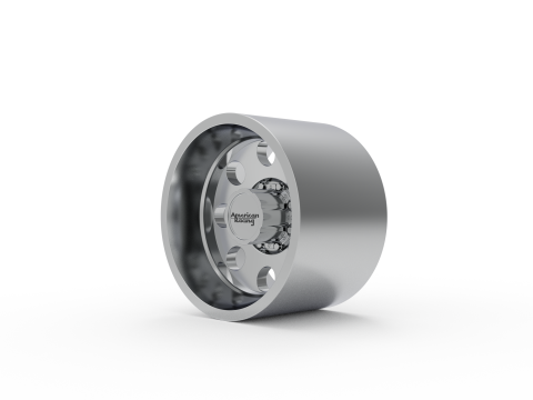 AMERICAN RACING REAR BAJA DUALLY WHEEL 3D PRINT MODEL 3D Принт Модель