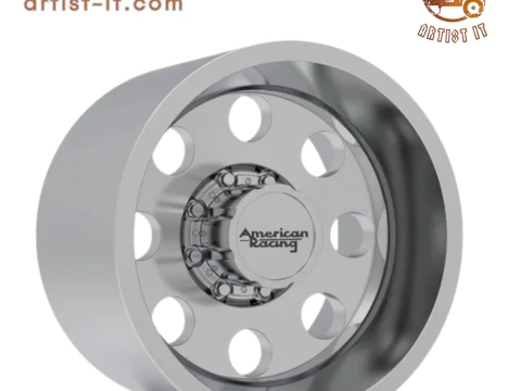 АМЕРИКАНСКАЯ ГОНОЧНАЯ МОДЕЛЬ ЗАДНЕГО КОЛЕСА BAJA С ДВУМЯ КОЛЕСАМИ 3D ПЕЧАТИ 3D Принт Модель