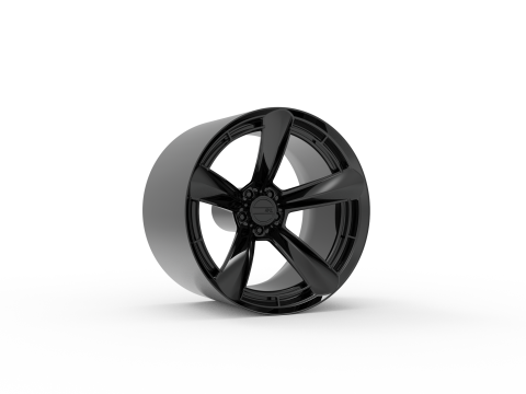 AMERICAN RACING TTF WHEEL 3D PRINT MODEL 3D 打印模型