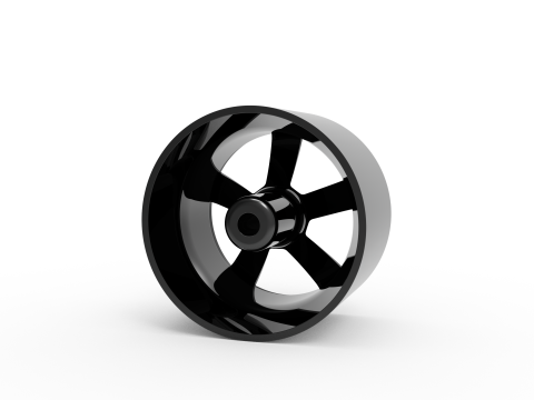 AMERICAN RACING TTF WHEEL 3D PRINT MODEL 3D प्रिंट मॉडल