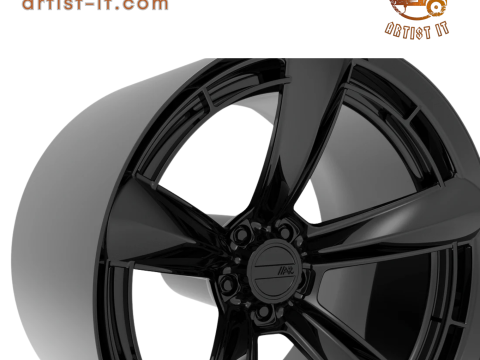 AMERIKAANSE RACING TTF WIEL 3D PRINTMODEL 3D printmodel