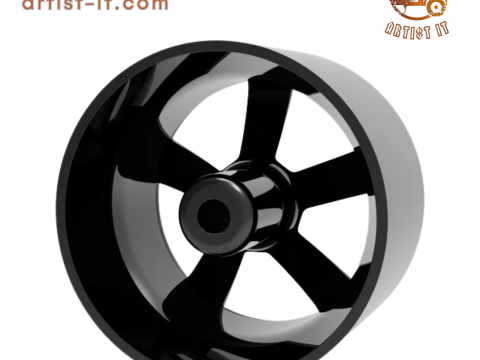 AMERIKAANSE RACING TTF WIEL 3D PRINTMODEL 3D printmodel