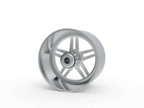 AMERICAN RACING VF001 IDLER PRECISION SERIES WHEEL 3D PRINT MODEL 3D Print Model