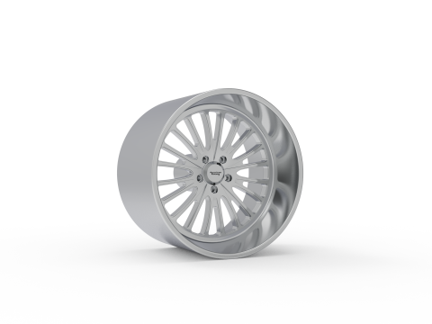 AMERICAN RACING VF002 CORSAIR PRECISION SERIES WHEEL 3D PRINT MODEL Model Cetak 3D