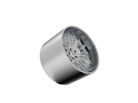 AMERICAN RACING VF002 CORSAIR PRECISION SERIES WHEEL 3D PRINT MODEL 3D प्रिंट मॉडल
