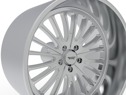 AMERICAN RACING VF002 CORSAIR PRECISION SERIES WHEEL 3D PRINT MODEL 3D प्रिंट मॉडल