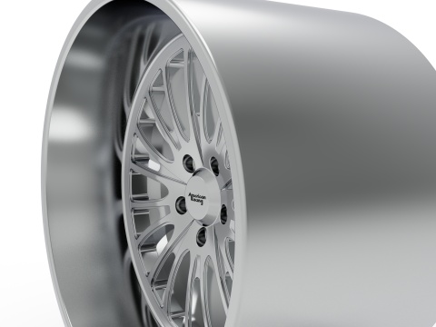 AMERICAN RACING VF002 CORSAIR PRECISION SERIES WHEEL 3D PRINT MODEL 3D प्रिंट मॉडल