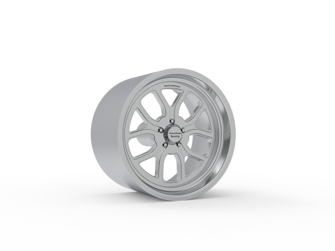 AMERICAN RACING VF201 WHEEL 3D PRINT MODEL Modelo de Impressão 3D