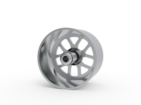 AMERICAN RACING VF201 WHEEL 3D PRINT MODEL 3Dプリントモデル
