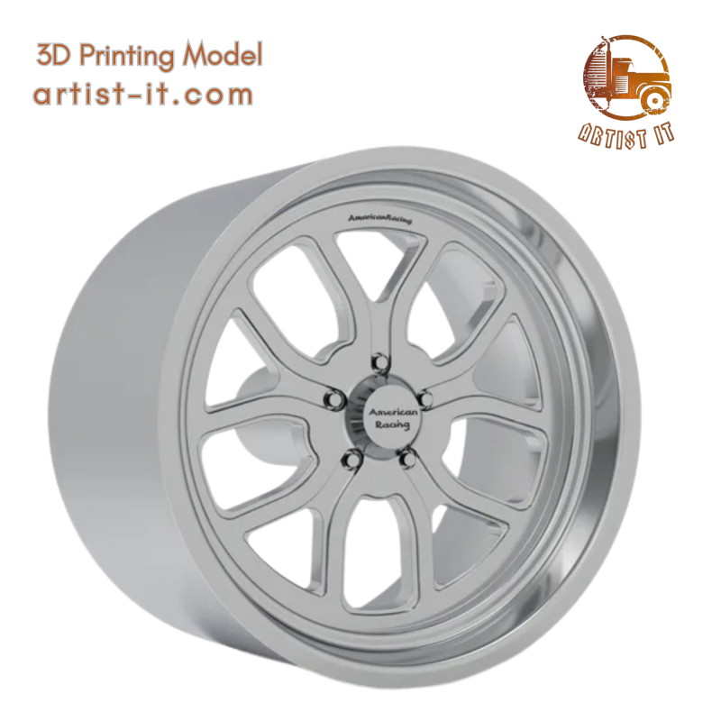 AMERICAN RACING VF201 WHEEL 3D PRINT MODEL 3D Print Model .c4d .max .obj .3ds .fbx .stl .blend 