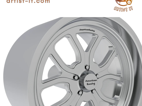 AMERICAN RACING VF201 WHEEL 3D PRINT MODEL 3D Print Model