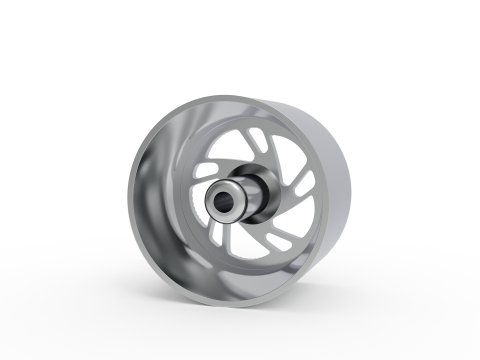 AMERICAN RACING VF202 WHEEL 3D PRINT MODEL 3D Baskı Modeli
