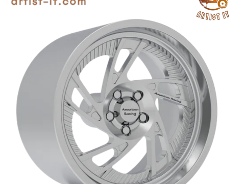 AMERICAN RACING VF202 RODA 3D IMPRESSãO MODELO Modelo de Impressão 3D