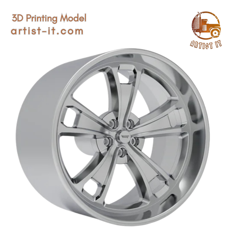 AMERICAN RACING VF531 WHEEL 3D PRINT MODEL 3D Print Model .c4d .max .obj .3ds .fbx .stl .blend