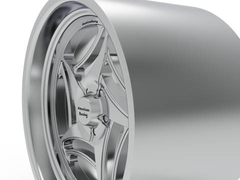 AMERICAN RACING VF541 WHEEL 3D PRINT MODEL 3D 프린트 모델