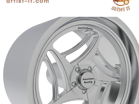 AMERICAN RACING VF541 WHEEL 3D PRINT MODEL 3D Print Model