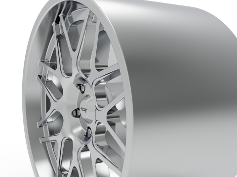 AMERICAN RACING VN430 WHEEL 3D PRINT MODEL 3D 打印模型