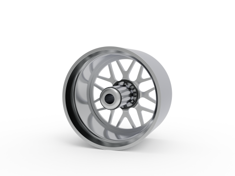AMERICAN RACING VN430 WHEEL 3D PRINT MODEL 3D 打印模型