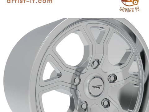 AMERICAN RACING VN431 WHEEL 3D PRINT MODEL 3D Print Model