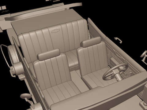 CHEVROLET NOVA SS 396 1969 3D PRINT MODEL 3D Baskı Modeli