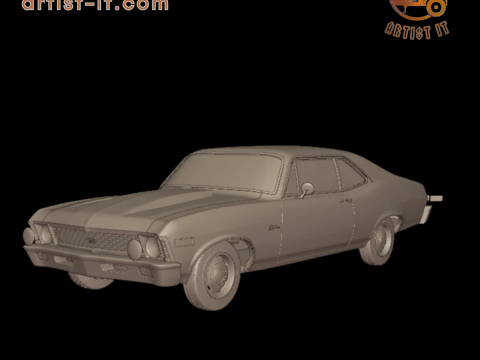 CHEVROLET NOVA SS 396 1969 MODEL CETAK 3D Model Cetak 3D