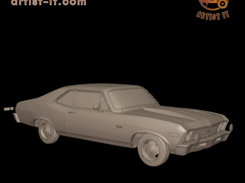 CHEVROLET NOVA SS 396 1969 3D PRINT MODEL 3D Print Model