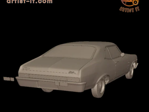 CHEVROLET NOVA SS 396 1969 3D PRINT MODEL 3D Print Model