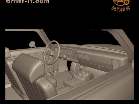 CHEVROLET NOVA SS 396 1969 3D PRINT MODEL 3D Print Model
