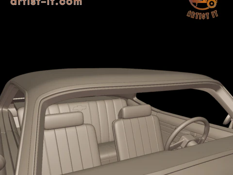 CHEVROLET NOVA SS 396 1969 3D PRINT MODEL 3D Print Model