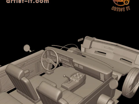 CHEVROLET NOVA SS 396 1969 3D PRINT MODEL 3D Print Model