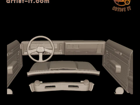 CHEVROLET NOVA SS 396 1969 3D PRINT MODEL 3D Print Model