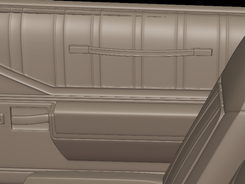 CHEVROLET MONTE CARLO 1976 3D PRINT MODEL Modello di stampa 3D