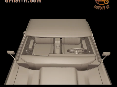 CHEVROLET 1970 El Camino ss 3D PRINT MODEL 3D Print Model