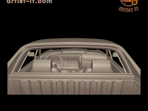 CHEVROLET 1970 El Camino ss 3D PRINT MODEL 3D Print Model
