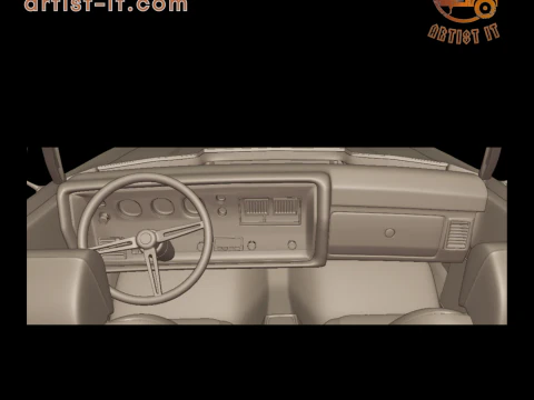 CHEVROLET 1970 El Camino ss 3D PRINT MODEL 3D Print Model