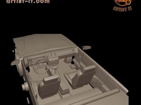 Chevrolet monte carlo ss 1986 3D PRINT MODEL 3D Print Model