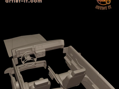 Chevrolet monte carlo ss 1986 3D PRINT MODEL 3D Print Model